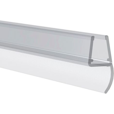 REHAU Mitteldichtprofil mit Lippe, für 6 - 8 mm, 2010 mm, Kunststoff transparent